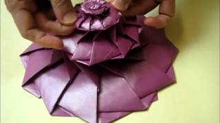 Origami 12 Point Flower Tower
