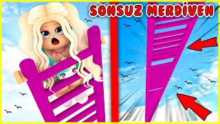 SONSUZ MERDİVENDEN ÇIKIP SONA ULAŞ  KUŞLAR KAFAMA ÇARPTI ! | ROBLOX FALL ❗