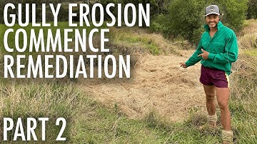 GULLY EROSION REMEDIATION PROCESS STARTED!!! (PART 2)