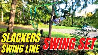 Slackers Swing Line Backyard Swing Set Overview