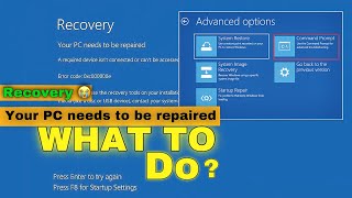 Your PC/Device Needs to be Repaired Windows 10 || Windows Need to be Repaired Kaise Theek Kare
