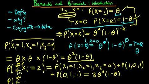 An introduction to the Bernoulli and binomial distributions