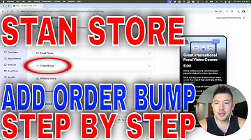 ✅ Hoe je een orderbump toevoegt aan de kassa van Stan Store🔴