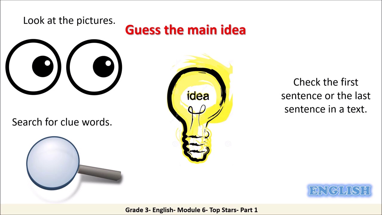 Grade 3 English Module 6 Top Stars Part 1 - YouTube