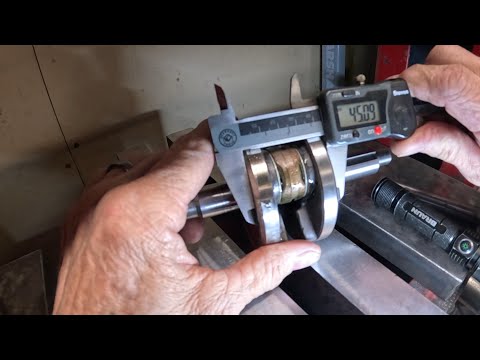 83 Yamaha YZ80 Crankshaft build - YouTube