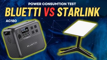 BLUETTI vs STARLINK: Power Consumption Test