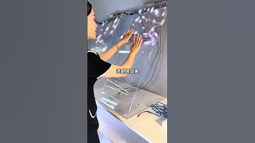 Flexible Transparent LED Film Display #led #ledlights #ledscreen#leddisplay #ledvideowall