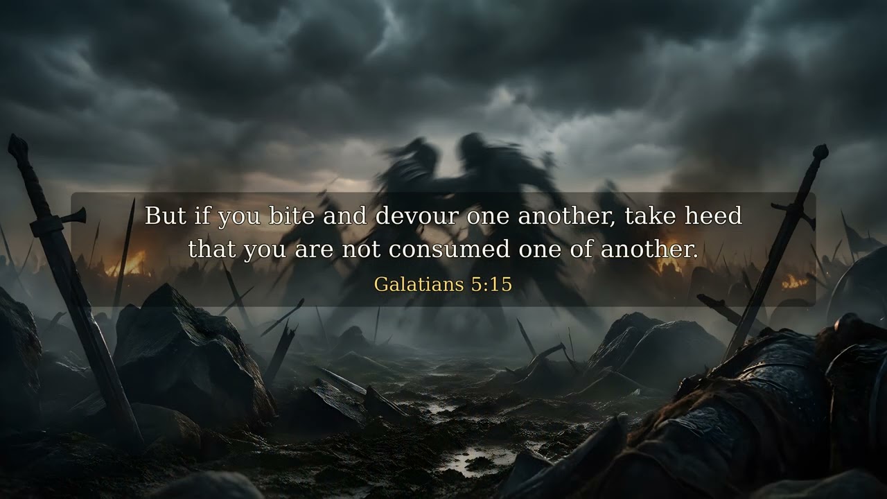 Gal 5 - The flesh and Spirit war within | UPDV Bible in 4K