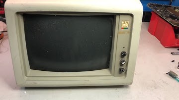 Very Sad IBM 5153 color monitor restoration