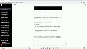 distribute python script as executable