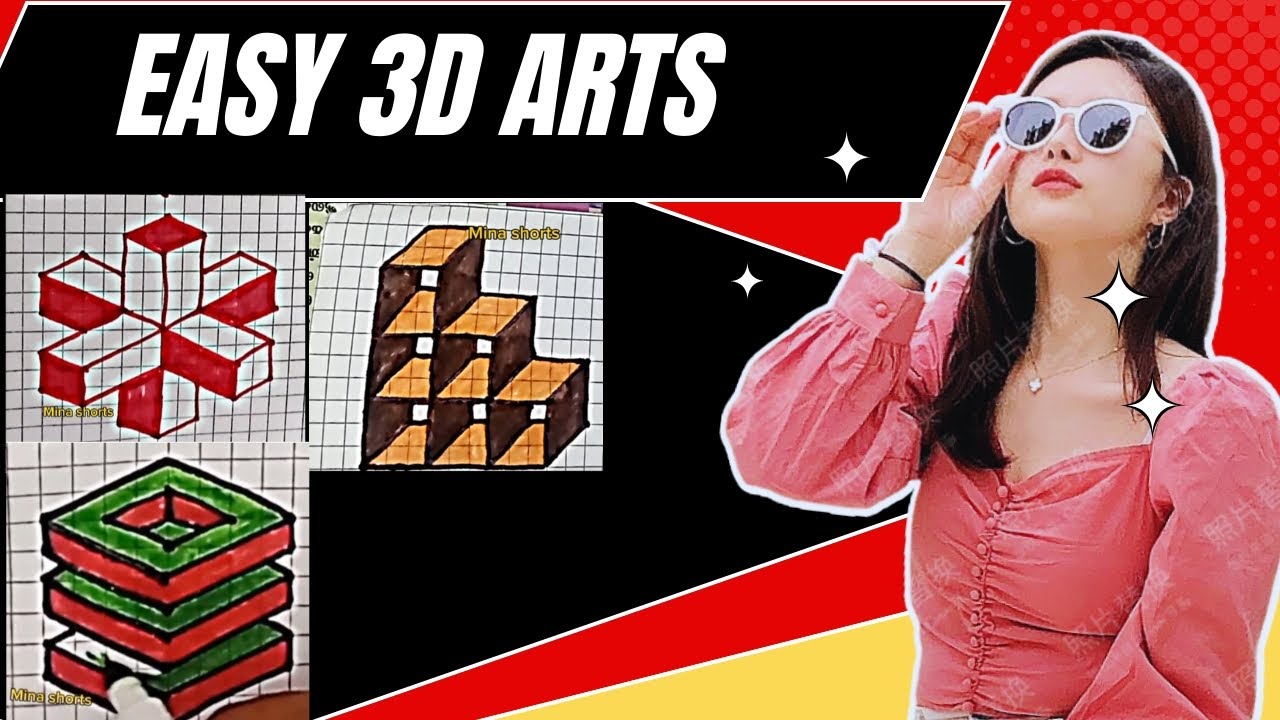 3D illusion Drawing Tutorial ! 😱 Easy 3D illusion Drawing - YouTube