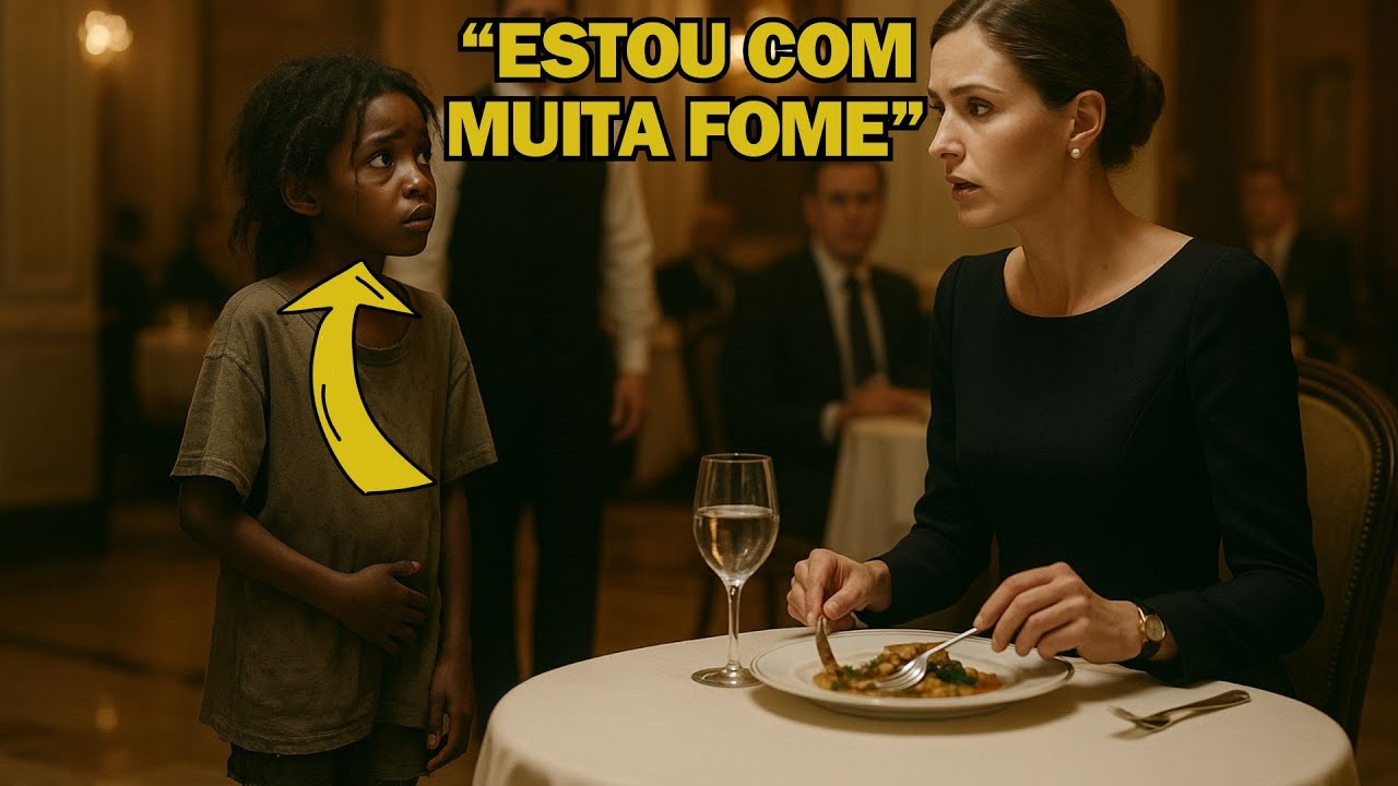 “POSSO COMER OS RESTOS?” MENINA POBRE PERGUNTA A MILIONÁRIA: E ELA MUDA TUDO...