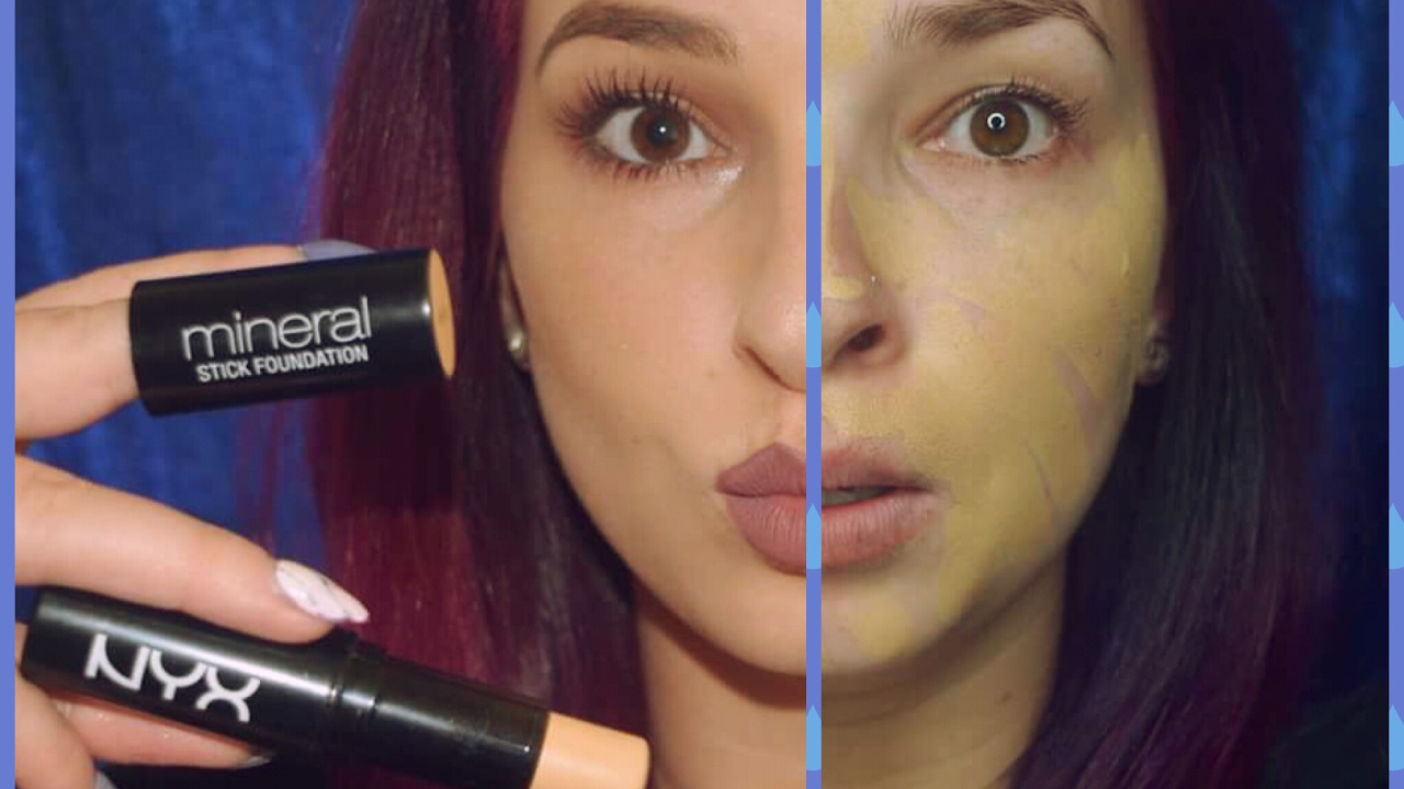 Nyx Mineralise Stick Foundation Review Nyx Cerise1307 Youtube