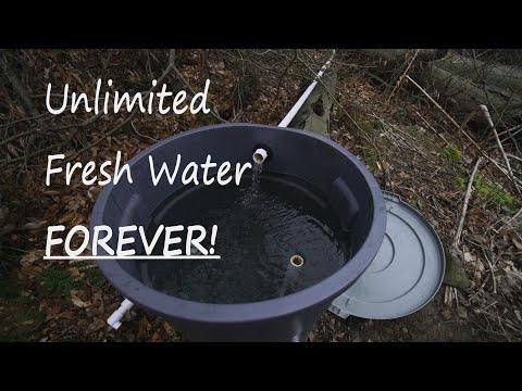 Harvesting Spring Water - Cabin Quarantine Day 4