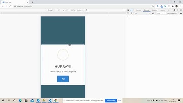 Ionic 5 Angular 10 Sweetalert2 Pop Up Working Example
