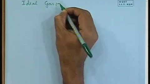Lec-7 Ideal Gas Laws, Different Processes