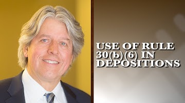 How does Rule 30(b)(6) become an effective tool during depositions? | Mark Kosieradzki