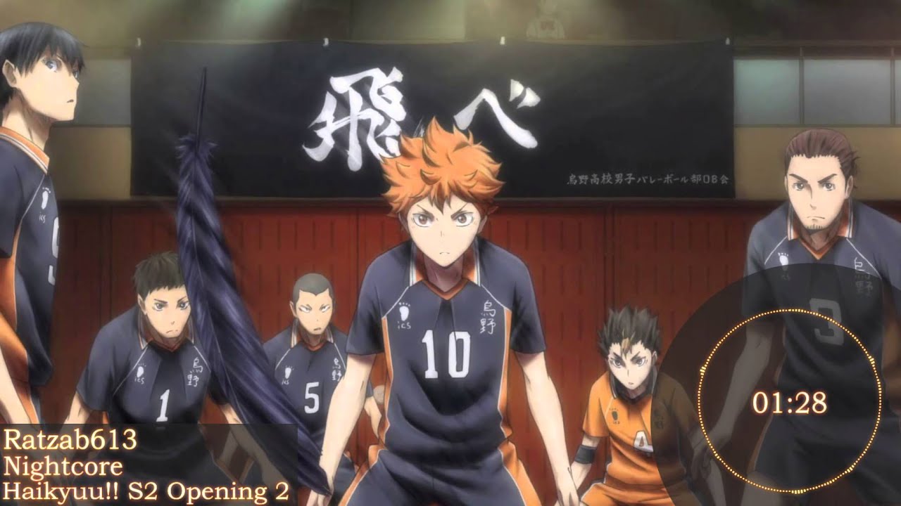 Stream Nightcore - Fly High!! - FULL Haikyuu Season 2 OP 2 by ruri-chan