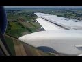 Belavia Tu-154M Landing at Warsaw - Window View