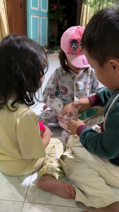 Scramble to Open Birthday Presents