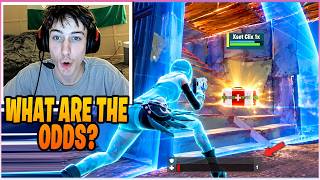 PETERBOT SPEECHLESS After The LUCKIEST MOMENT Of His Fortnite Career! 😱🍀