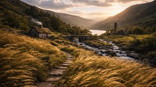 Irish Countryside Ambience 🌿 River Sounds, Wind &amp; Birds | Sleep, Study – No Music