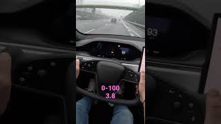 Tesla Model S Plaid 1020HP Acceleration 0-100
