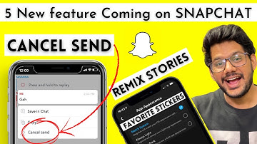 Snapchat 2021 Update | Cancel send  & Remix snap New Feature Snapchat 2021