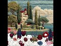 🏰🌸 Не вышивка, а раскраска!Когда искусство обманывает зрение — смотри, как оживает сказочный пейзаж!