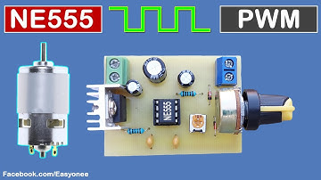 PWM DC Motor Speed Controller using NE555 | PCB  + Schematic