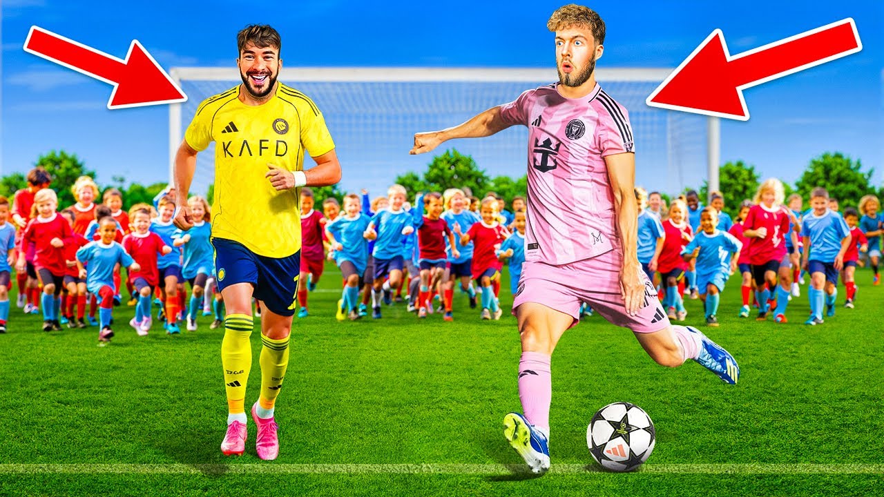 Mich Sako + MGFITMAN vs 11 DĚTÍ ve Fotbale!