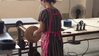 How to assembly pv cable with MC4 connector in factory.  www.reoomc.com