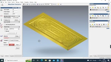 How to Create 3D Door Design and Toolpaths for ArtCam 2008@Abu-Taher-Creative#door #design