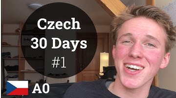 CZECH IN 30 DAYS I #1 The Verb To Be (full Czech w/sub)