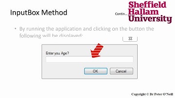 Type Conversion in Assignment, InputBox and Constants