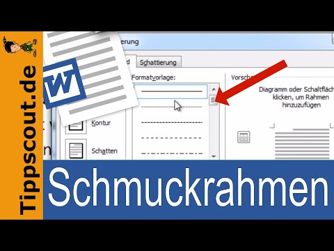 Schmuckrahmen in Word