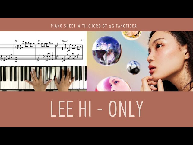 Lee Hi - Only | Piano Cover | Piano Sheet | Piano Chord class=
