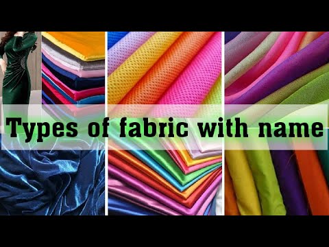 Different Types Of Fabric With Name || fabric types || clothes fabric