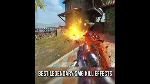 Best SMG kill effects in codm!