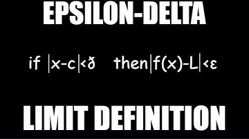 the worst epsilon-delta limit definition video of all time