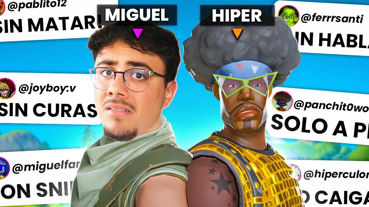 Hicimos Vuestros RETOS ESTÚPIDOS de Fortnite 💀