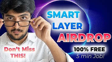 Smart Layer Airdrop | 100% Free | 5 Min Tasks | Complete Airdrop Guide | Crypto Saaga | हिंदी