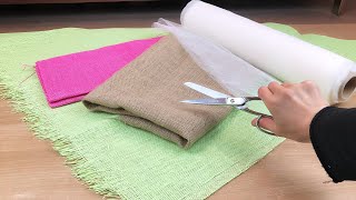✔ Make This Idea With Jute Fabrics Then Sell It And Earn Money
