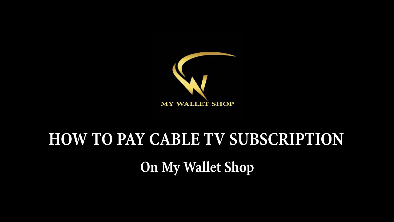 How to pay cable TV subscription YouTube