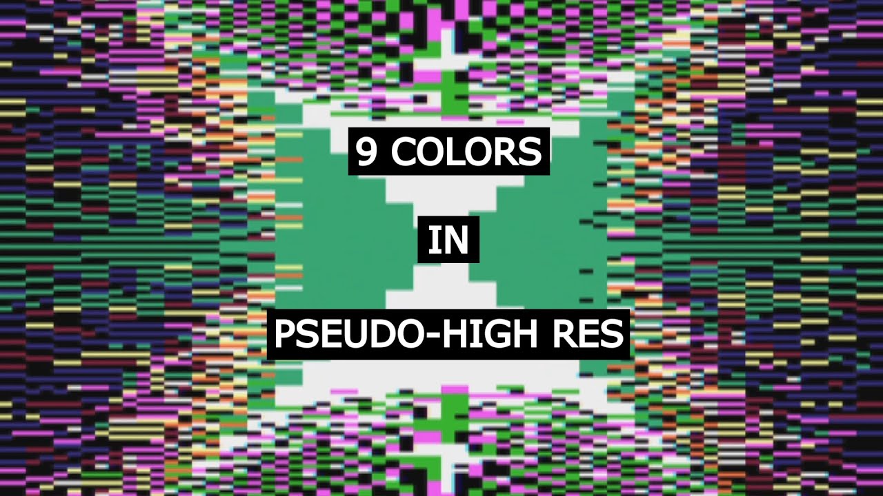 Semigraphics 24 from BASIC: Let's try it! - YouTube