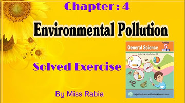 Environment Pollination || Chapter 4 || Science class 5 || Solved Exercise