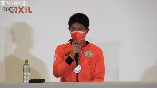 東京パラリンピック　陸上男子5000　唐沢剣也が記者会見