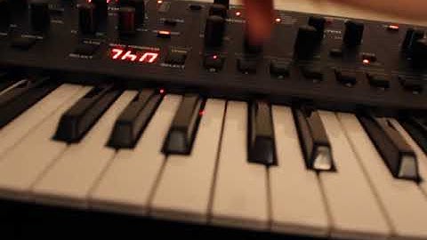 Sequential OB-6 sub oscillator behaves strangely in SYNC mode. Video #0 original discovery