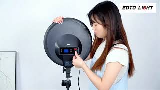 Latest EOTOLIGHT 14P LED Ring Light with Tripod Stand Detailed installation tutorial video for 14P screenshot 5