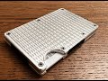 PrintncMini machining an Aluminum Wallet CNC